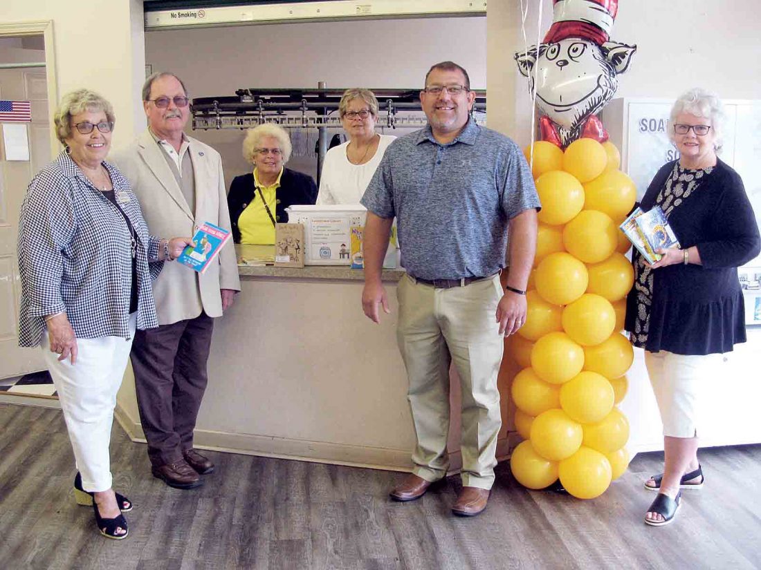 Parkersburg Woman’s Club, Vienna laundromat set up Free Little Library